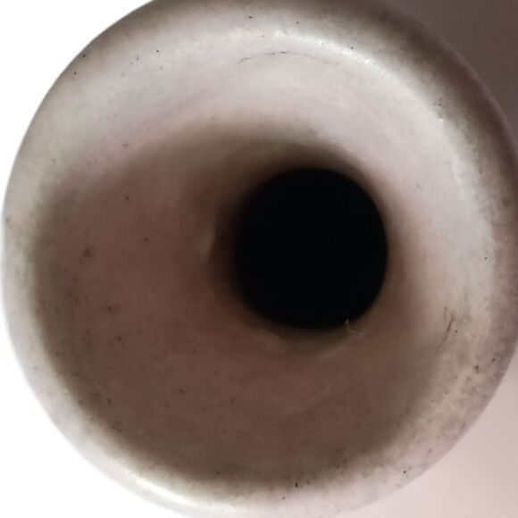 Vintage Mini Bud Vase Pottery Teardrop Pale Pink Miniature Minimalist Farmhouse. - Picture 4 of 14